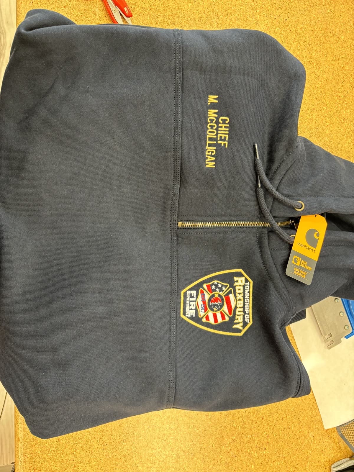 Fire Chief Carhartt Hoodie
